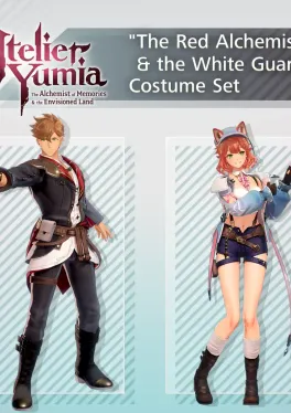 Atelier Yumia: The Alchemist of Memories & The Envisioned Land - "The Red Alchemist & the White Guardian” Costume Set